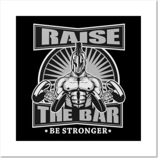 SPARTAN RAISE THE BAR Posters and Art